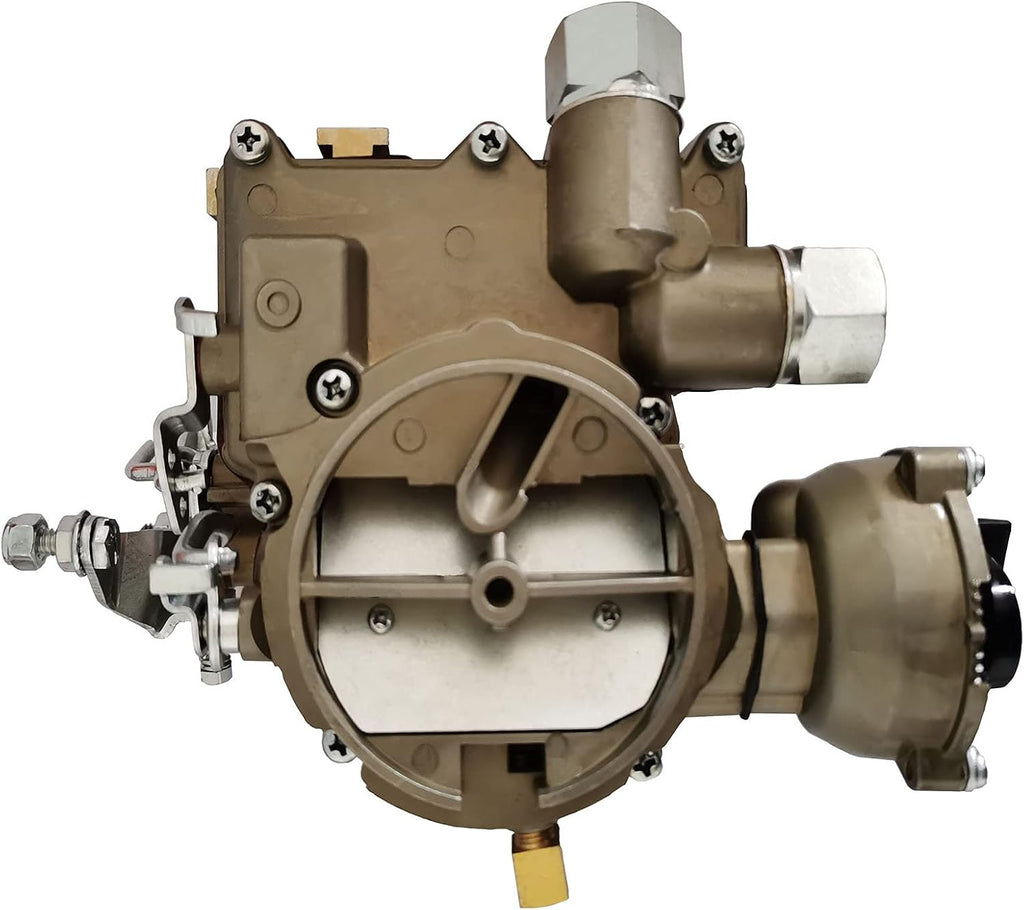 Marine Carburetor Replacement for Mercruiser 2 Barrel 3.0L 4 CYL with Long Linkage Yellow J8951