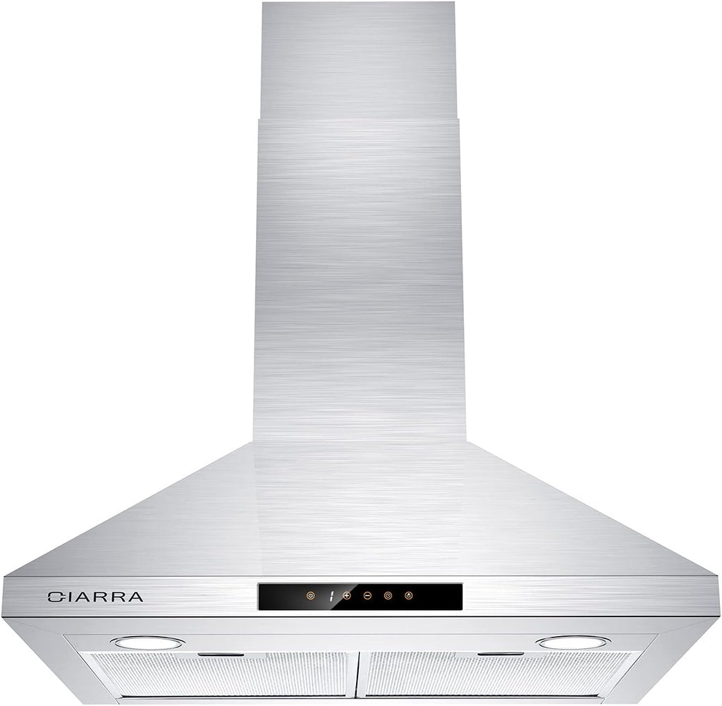 30 inch 450 CFM Convertible Wall Mount Stainless Steel Range Hood H226