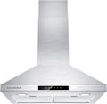 30 inch 450 CFM Convertible Wall Mount Stainless Steel Range Hood H226