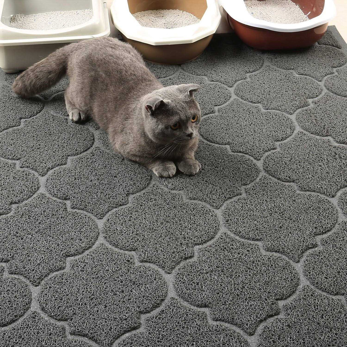 XL Phthalate Free Cat Litter Mat Y921