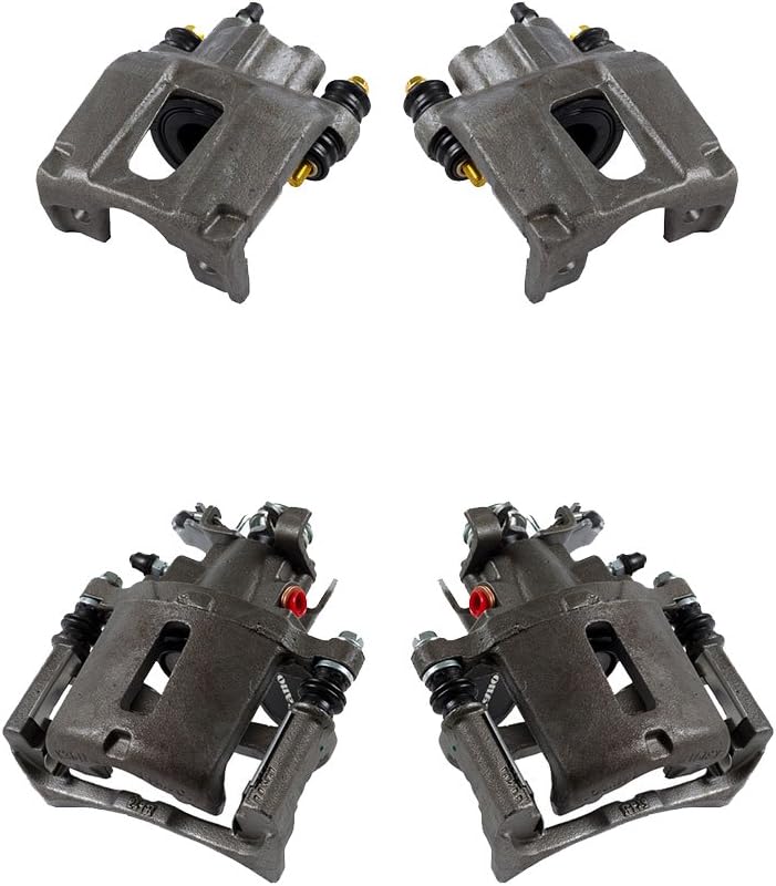 Front + Rear Semi-Loaded Caliper Assembly Set Kit J751803