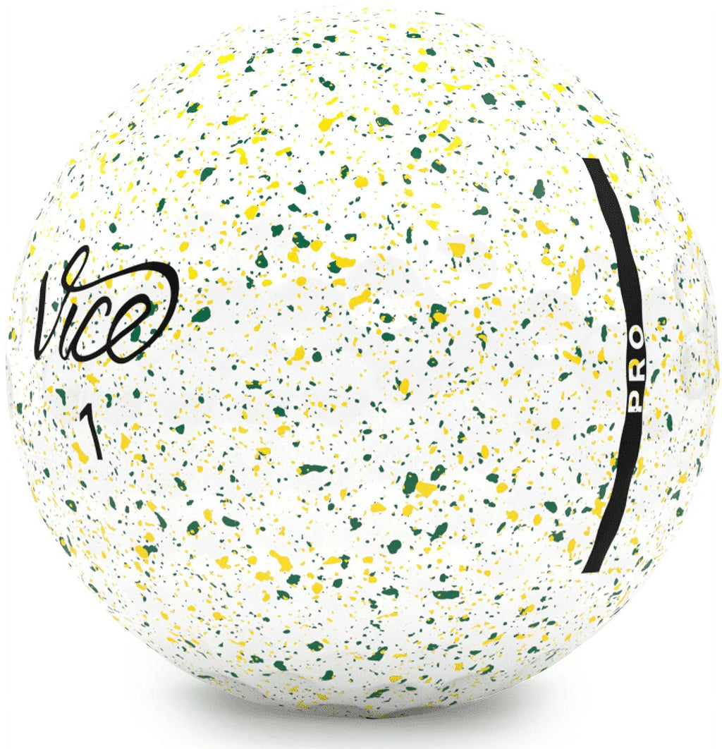 Yellow and Green Golf Balls, 1 Dozen L361398