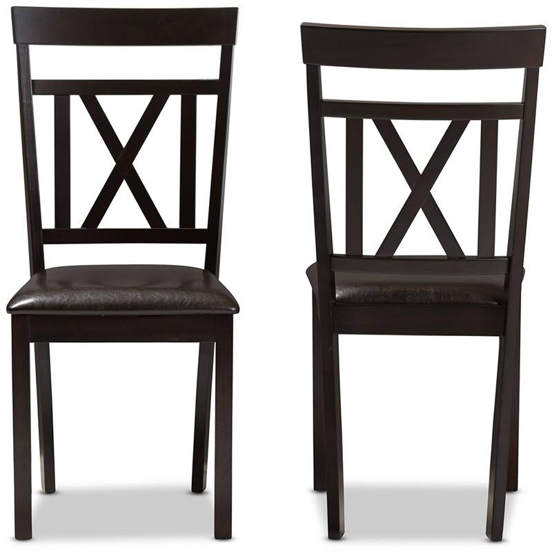 Brown Dining Side Chair (Set of 2) X56068