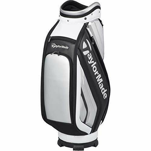 Golf Caddy Bag 9.5 x 47 inch White Black K277840