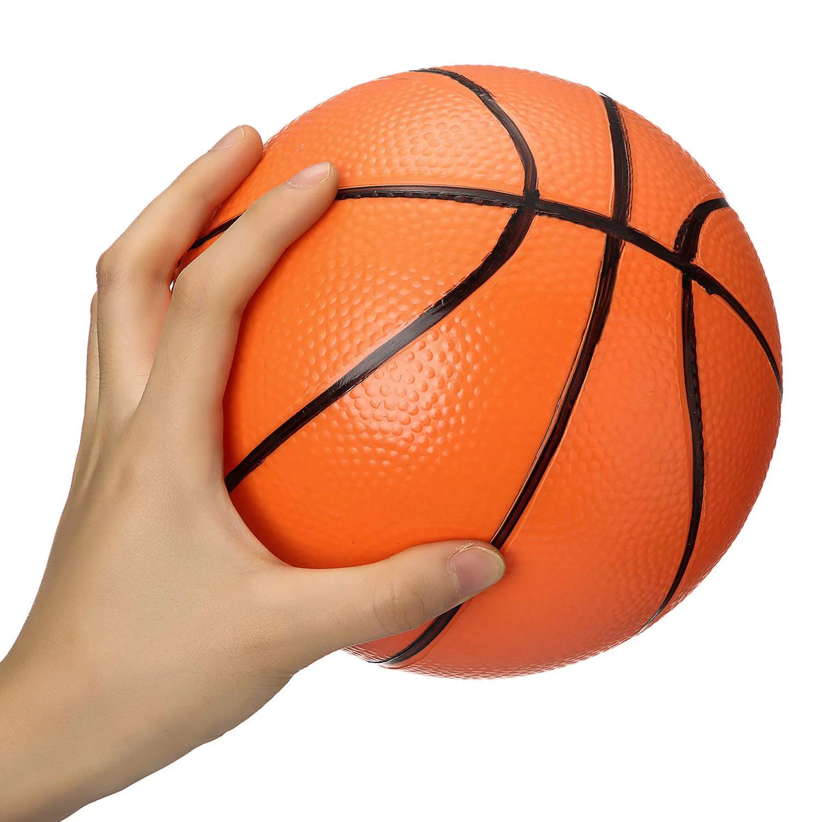 3 Packs 4.7 Inch Mini Inflatable Plastic Basketballs Toy N4520