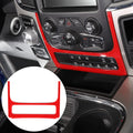 Chrome ABS Center Console Panel Trim Cover Pack of 2 H6456
