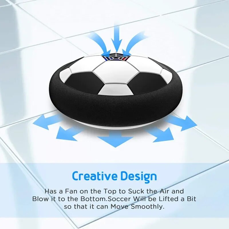 Floating Soccer Ball with LED Light Music J665614