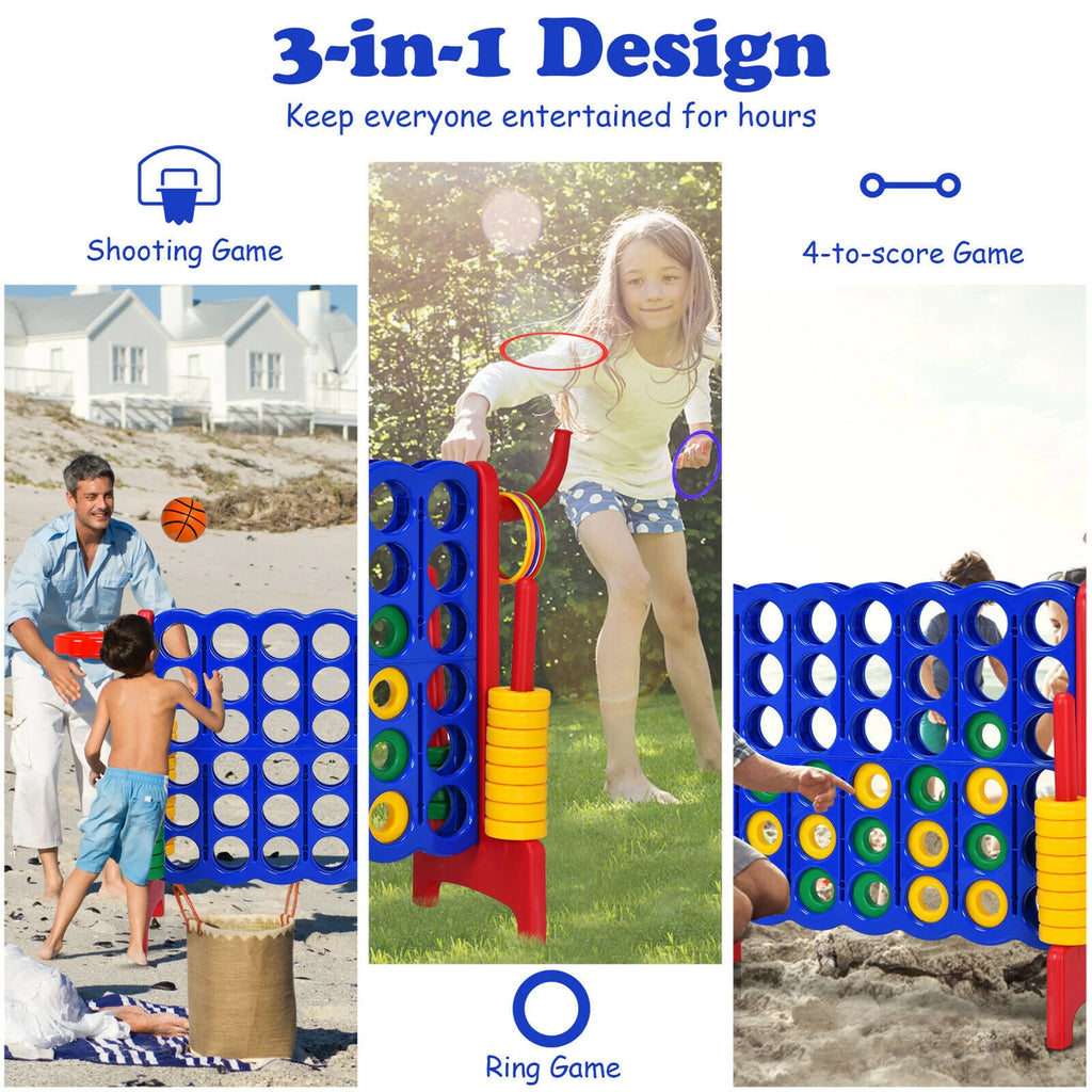 Giant Game Set Basketball Hoop & Ring Game W3148