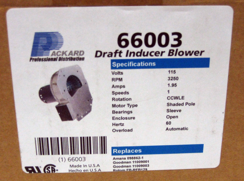 Draft Inducer Blower I2231