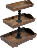 3 Tier Wood Serving Tray C381