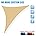 Beige 20' x 20' x 28.3' Right Triangle Sun Shade Sail Pack of 2 Y33651