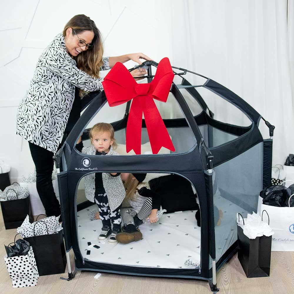 Pop-Up Kids Playpen Tent Midnight Black H62163