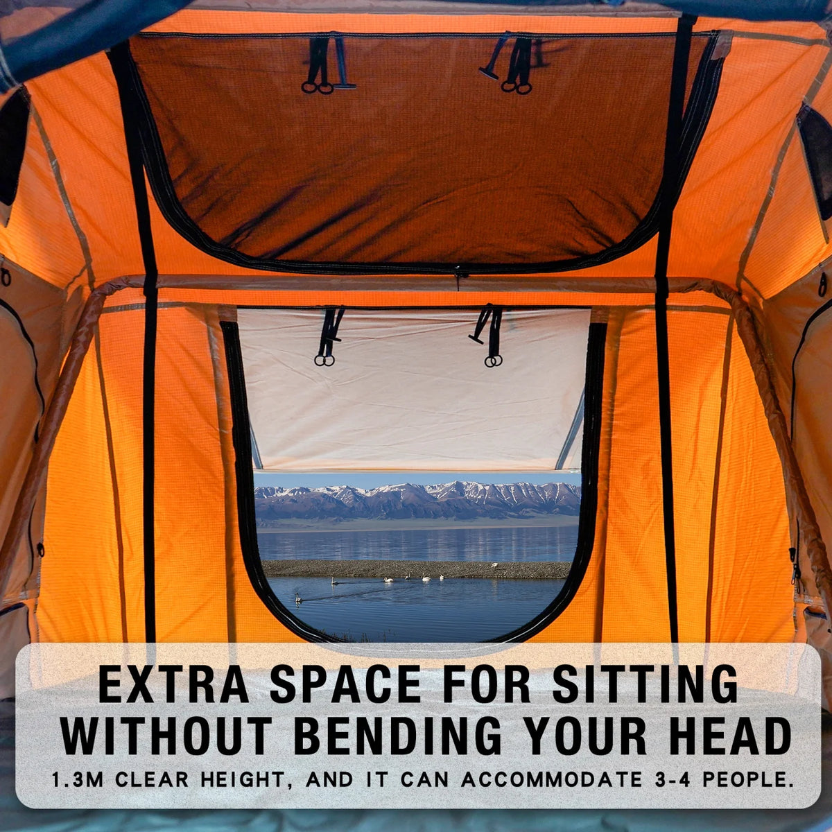 3 Person Roof Top Tent with Waterproof Lattice J80430