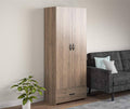 Rustic Oak Storage Cabinet M369731