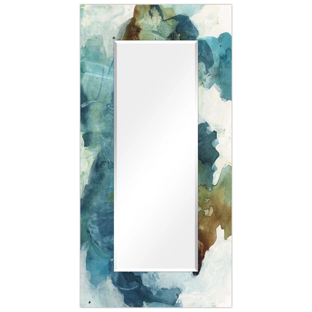 Blue Sky Rectangular Beveled Mirror Tempered Art Glass 72" x 36" N9708