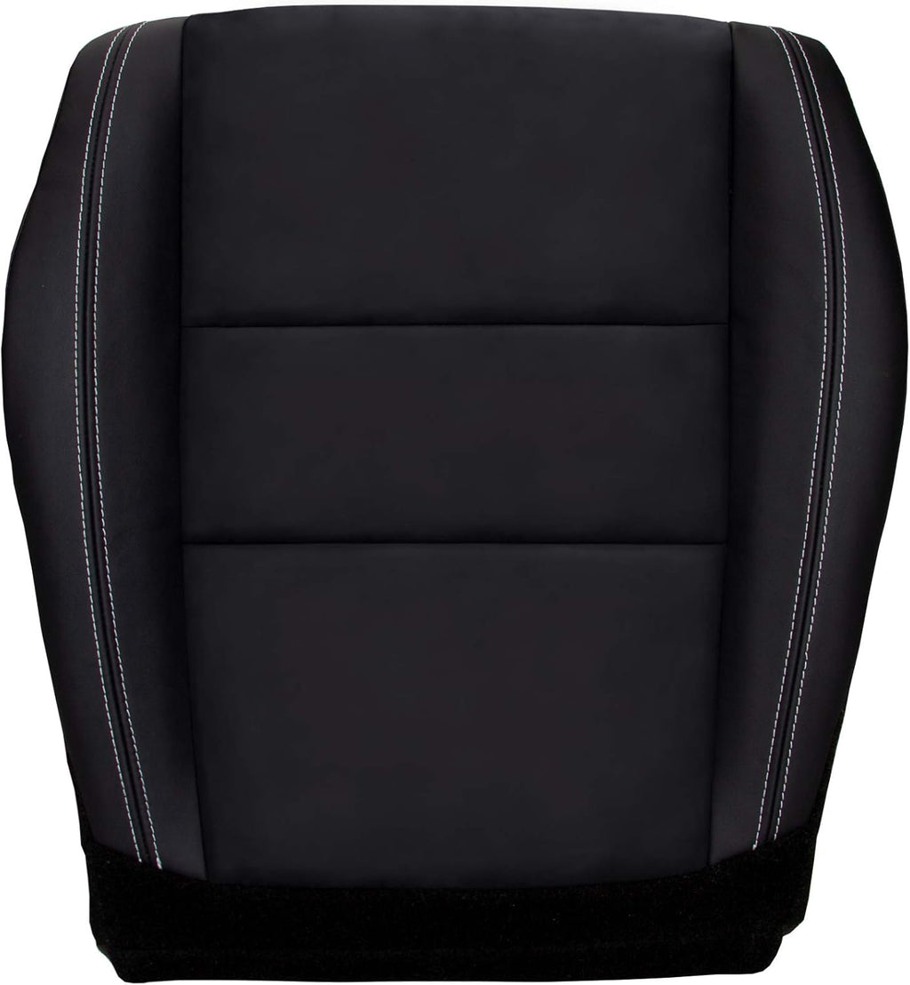 Black Leather Replacement Seat Cover Y3802