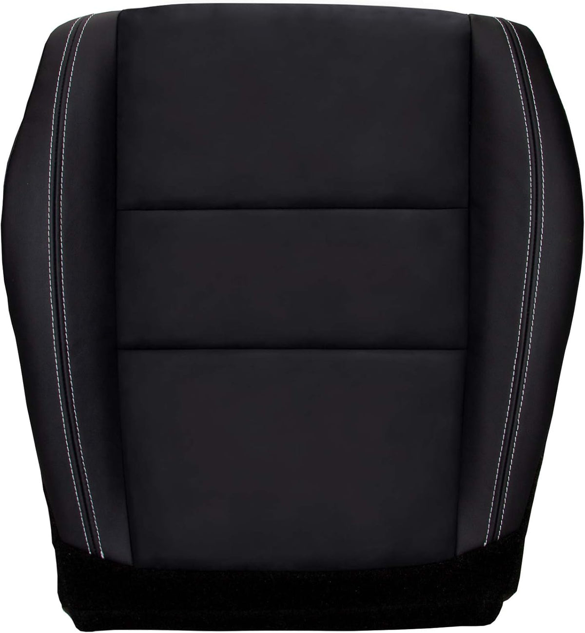 Black Leather Replacement Seat Cover Y3802