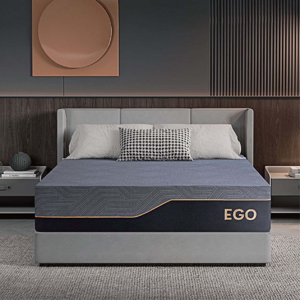 Black 14 inch Queen Memory Foam Mattress V45683