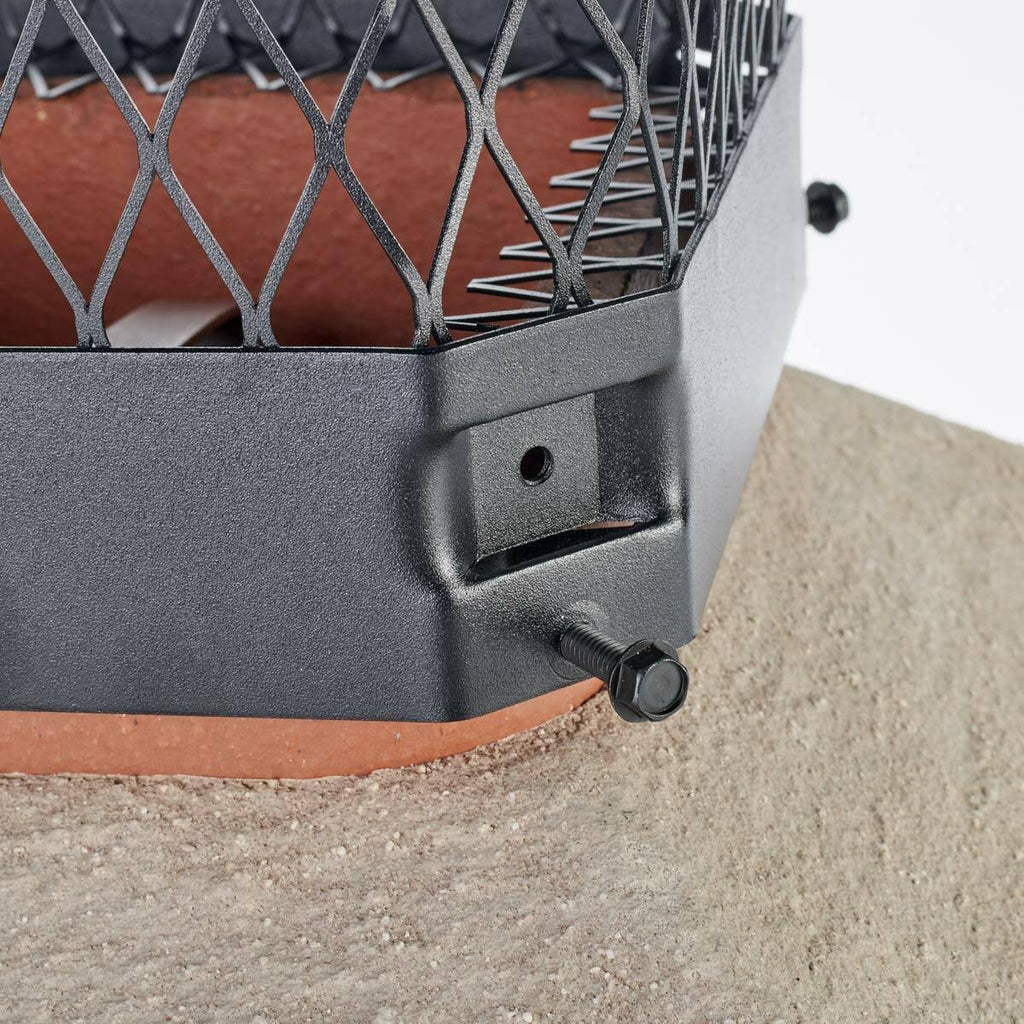 Black Galvanized Steel Single Flue Chimney Cap G509