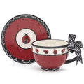 Ladybug Teacup and Saucer Set F3690