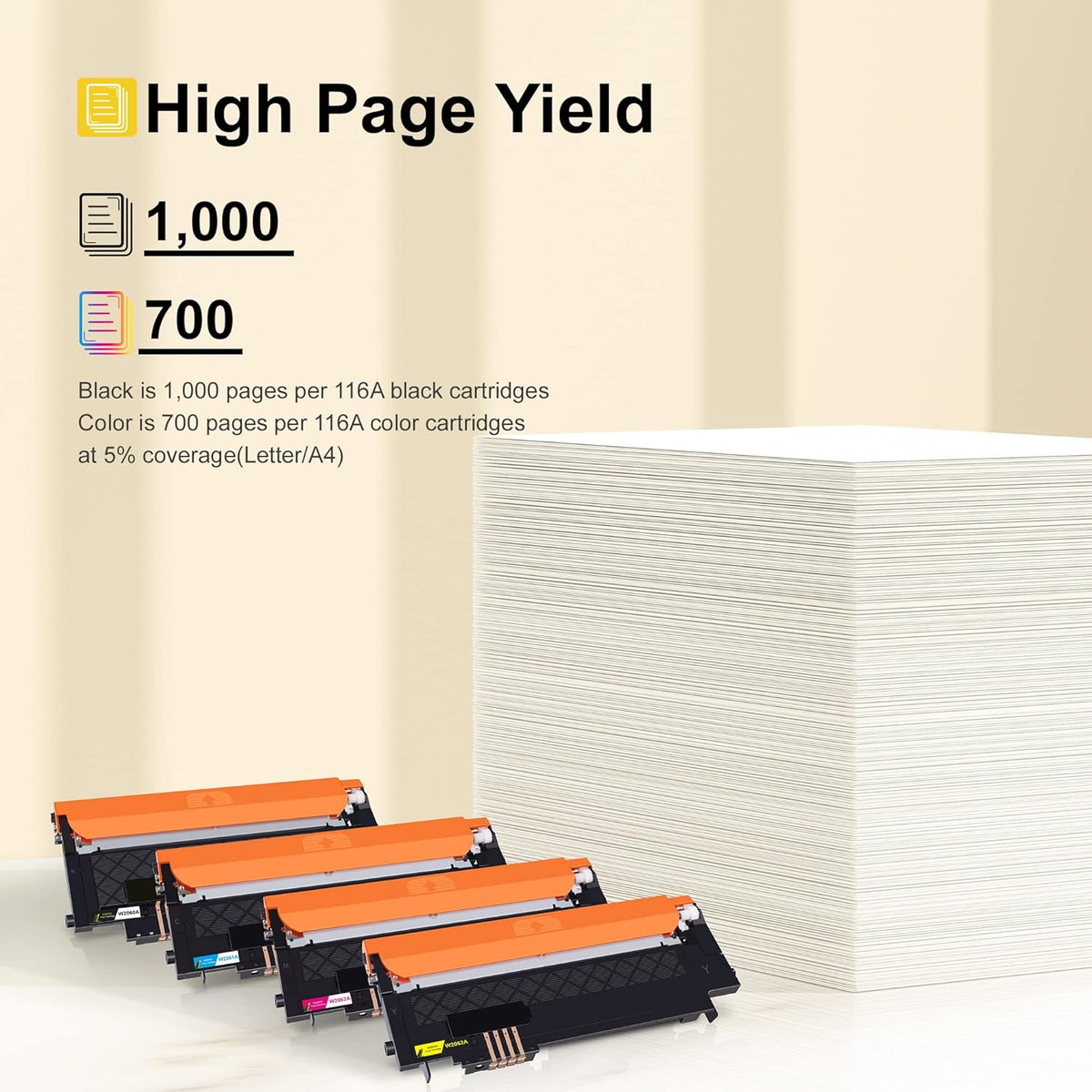 Black Cyan Magenta Yellow 4-Pack Toner Cartridges I400