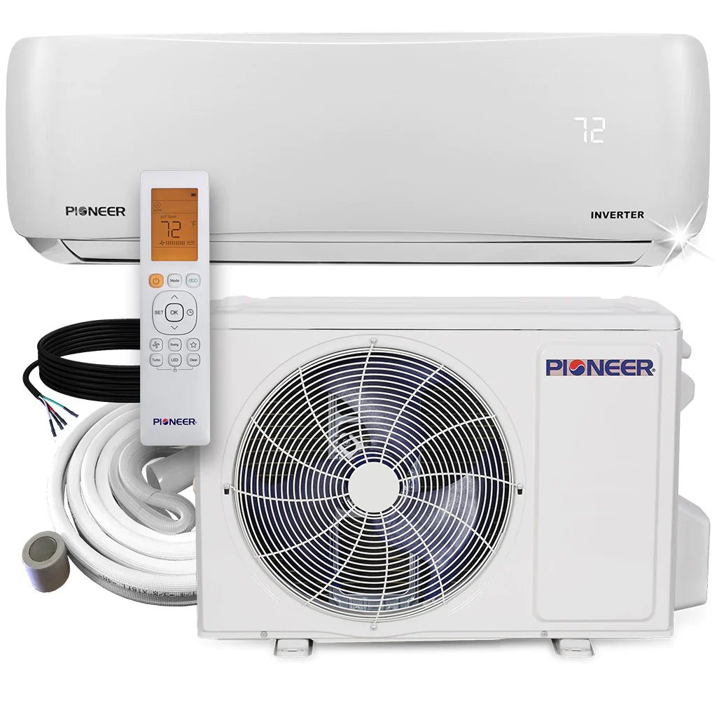 9,000 BTU 21.5 SEER 115V Ductless Mini-Split Inverter Air Conditioner Heat Pump System H806
