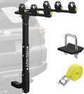 3 Bike Rack, Heavy Duty Rear Hitch Mount Bicycle Carrier with 2 Receiver R731