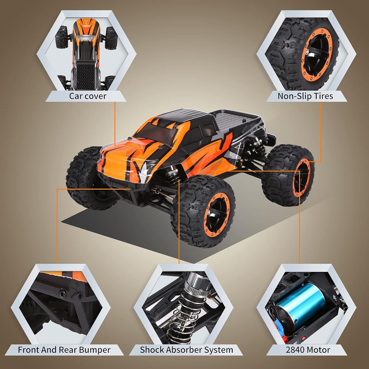 1:16 Scale 4WD Brushless RC Truck P976208