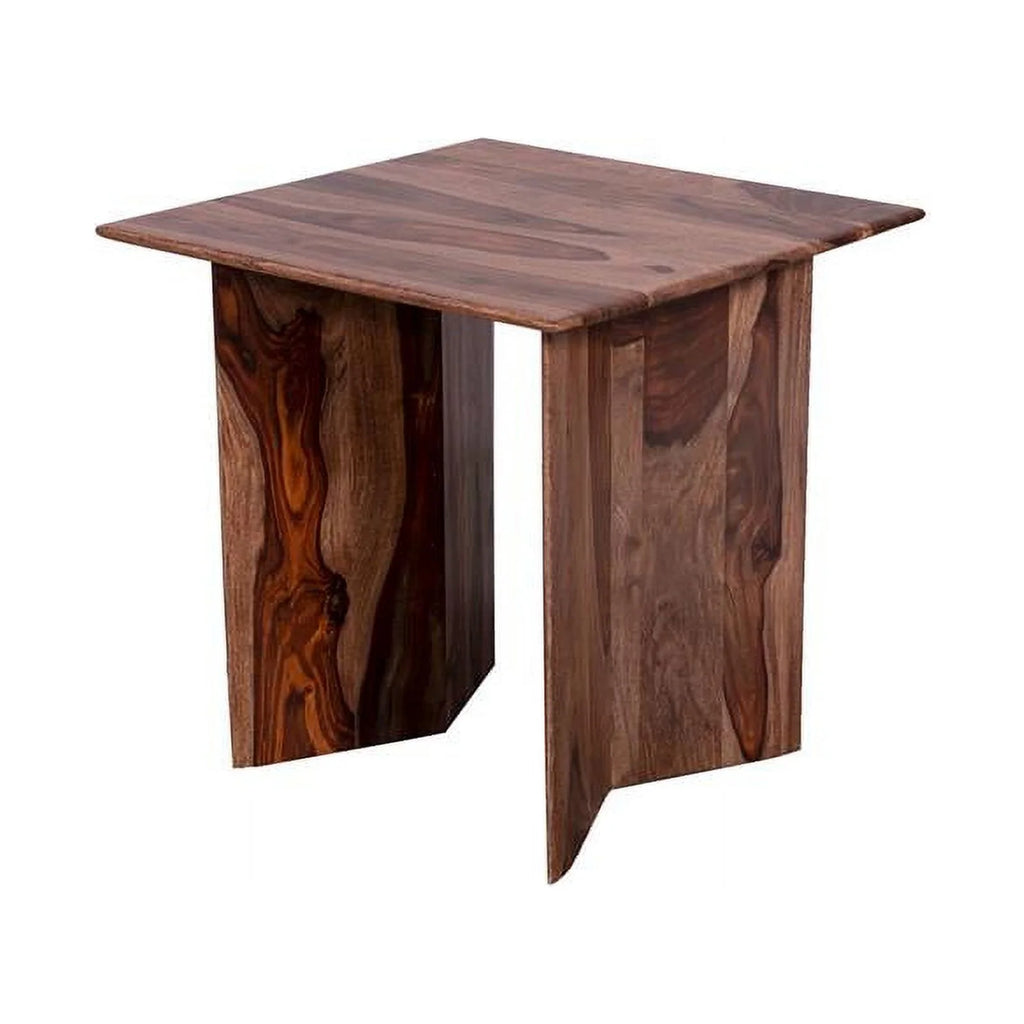 Solid Sheesham Wood End Table O561