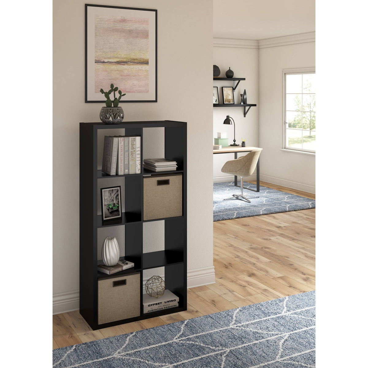 Brown Cube Bookcase E701