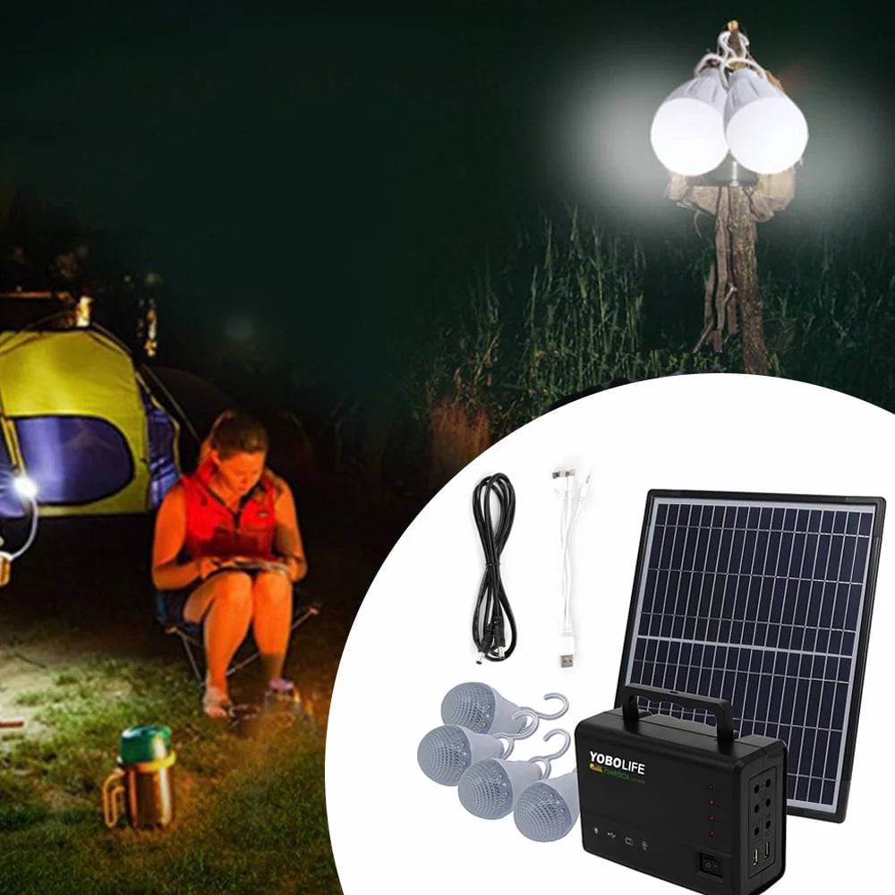 Portable Solar Generator with Solar Panel E718