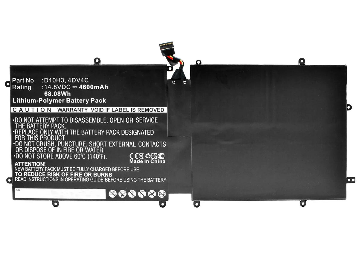 14.8V 4600 mAh Li-Pol Laptop Battery R630