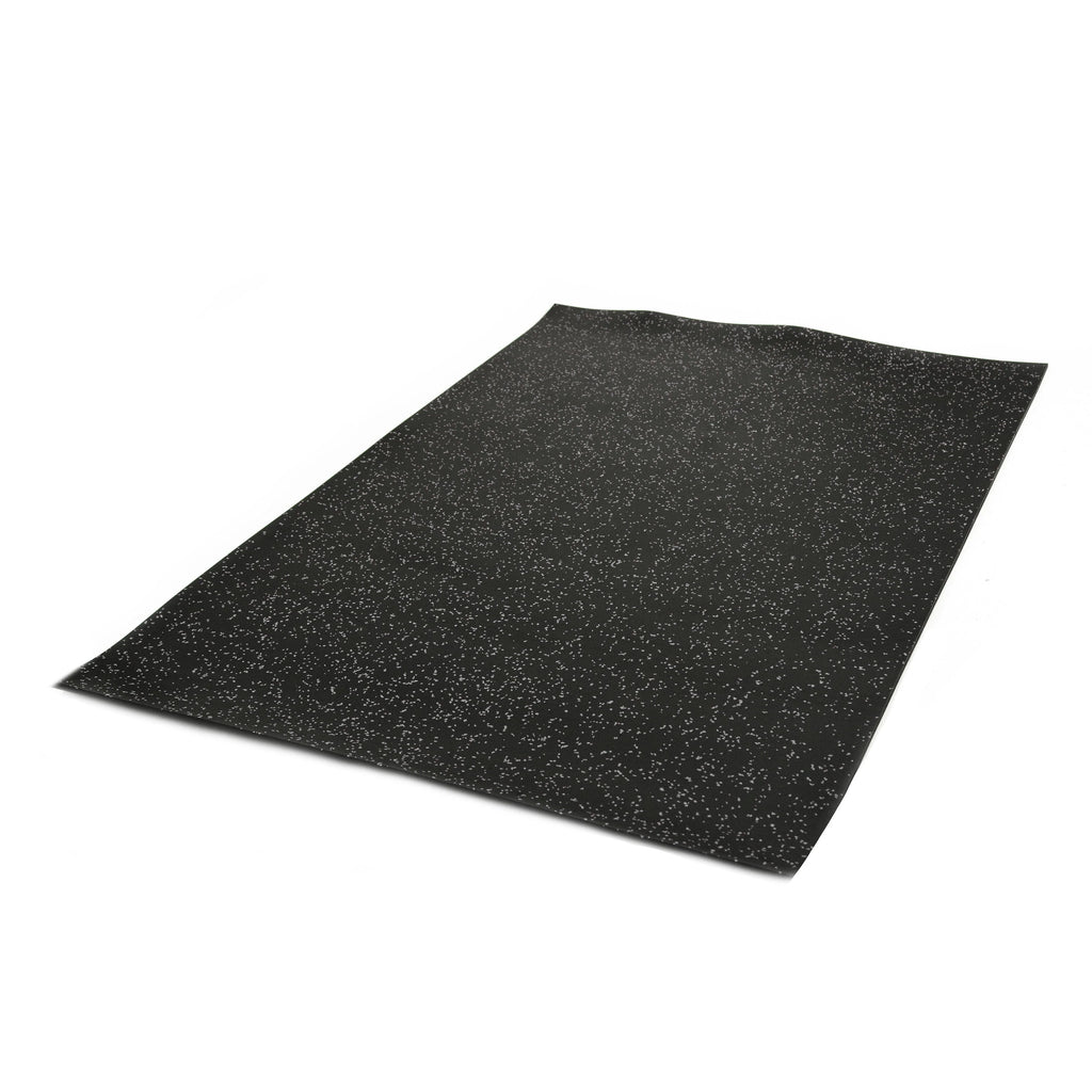 8mm Thick Rubber Gym Flooring Mats, 4ft x 6ft, Grey A24920