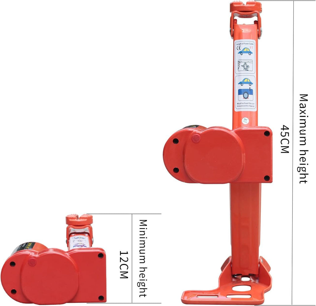 Electric Car Floor Jack 5 Ton 12V Scissor Lift Jack Set with Remote F47173