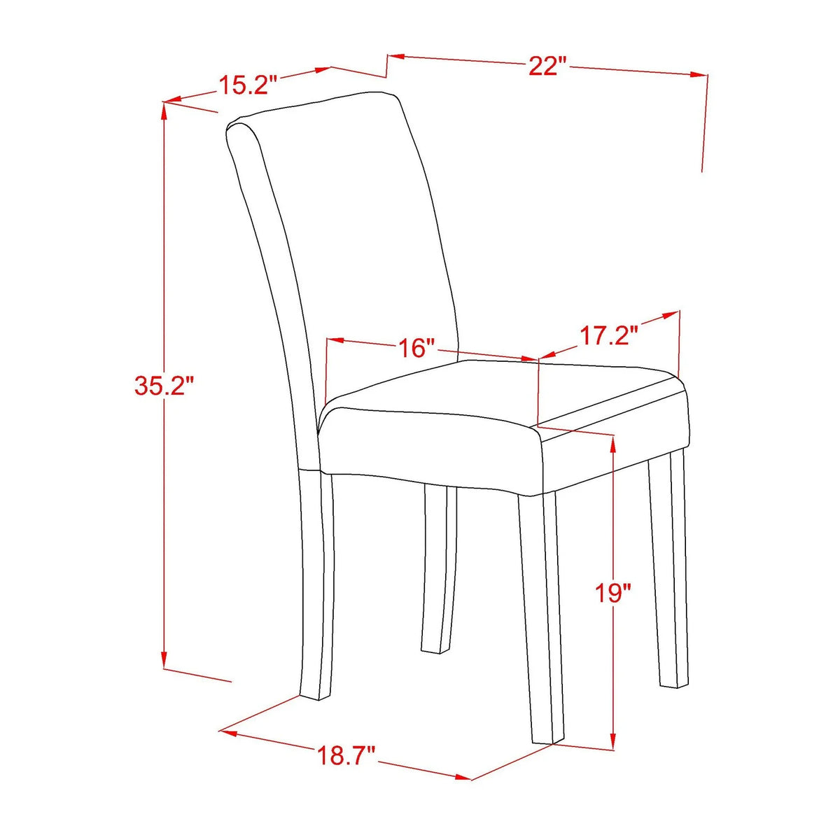 5-piece Wood Dining Set H4242
