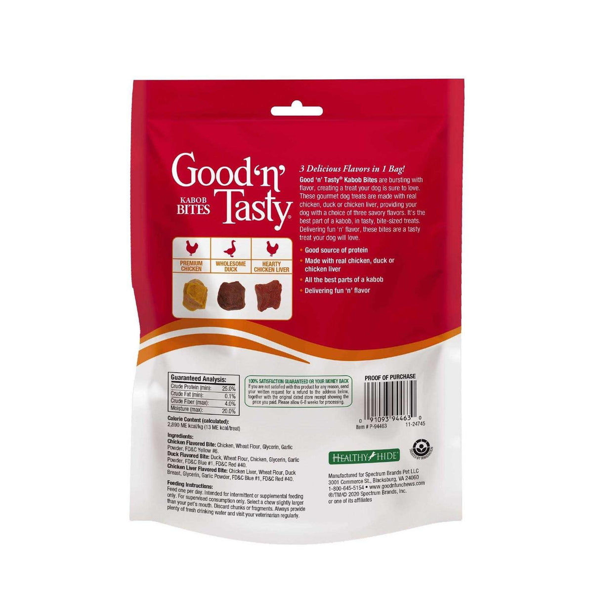 Kabob Bites Dog Treats J4923