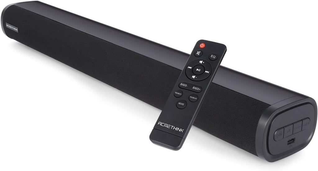 24-Inch Sound Bar with Bluetooth 5.0, USB, AUX/RCA, Optical, HDMI ARC, Pack of 2 I574451