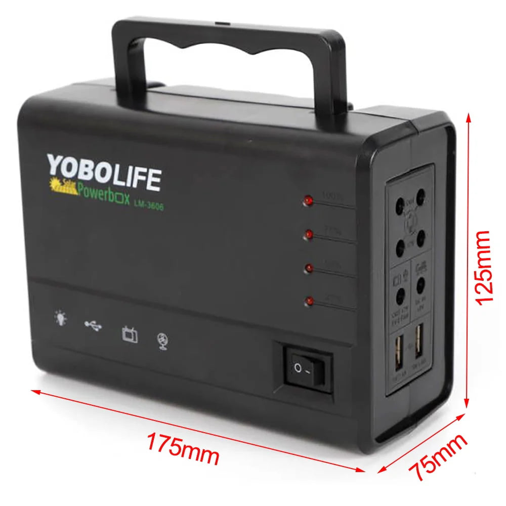 Portable Solar Generator with Solar Panel E718