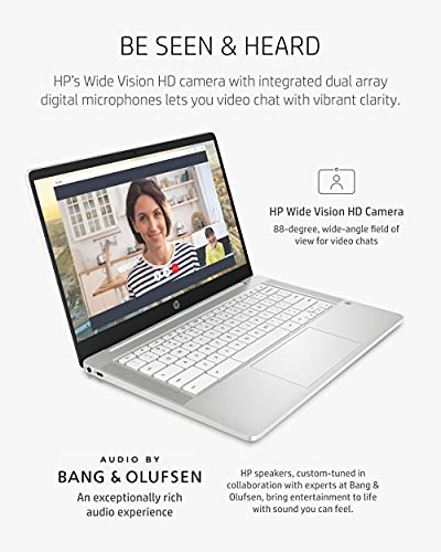 15.6 HD Chromebook, Intel Celeron N, 8GB Ram, 64GB SSD, Arctic Silver T3463