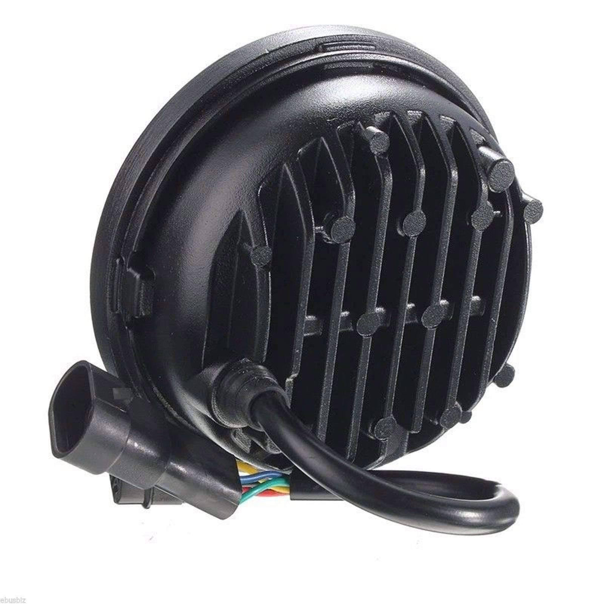 Black 4.5 inch Round LED Passing Lamp Kit I4462