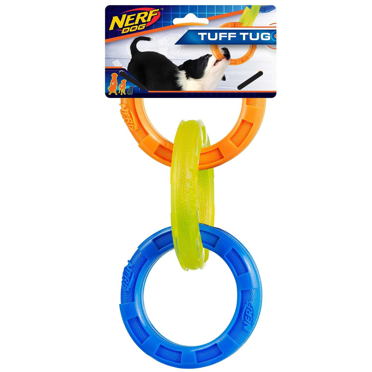 3-Ring Tug Dog Toy T7935