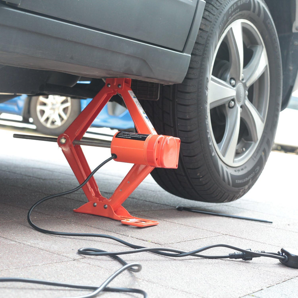 Electric Car Floor Jack 5 Ton 12V Scissor Lift Jack Set with Remote F47173