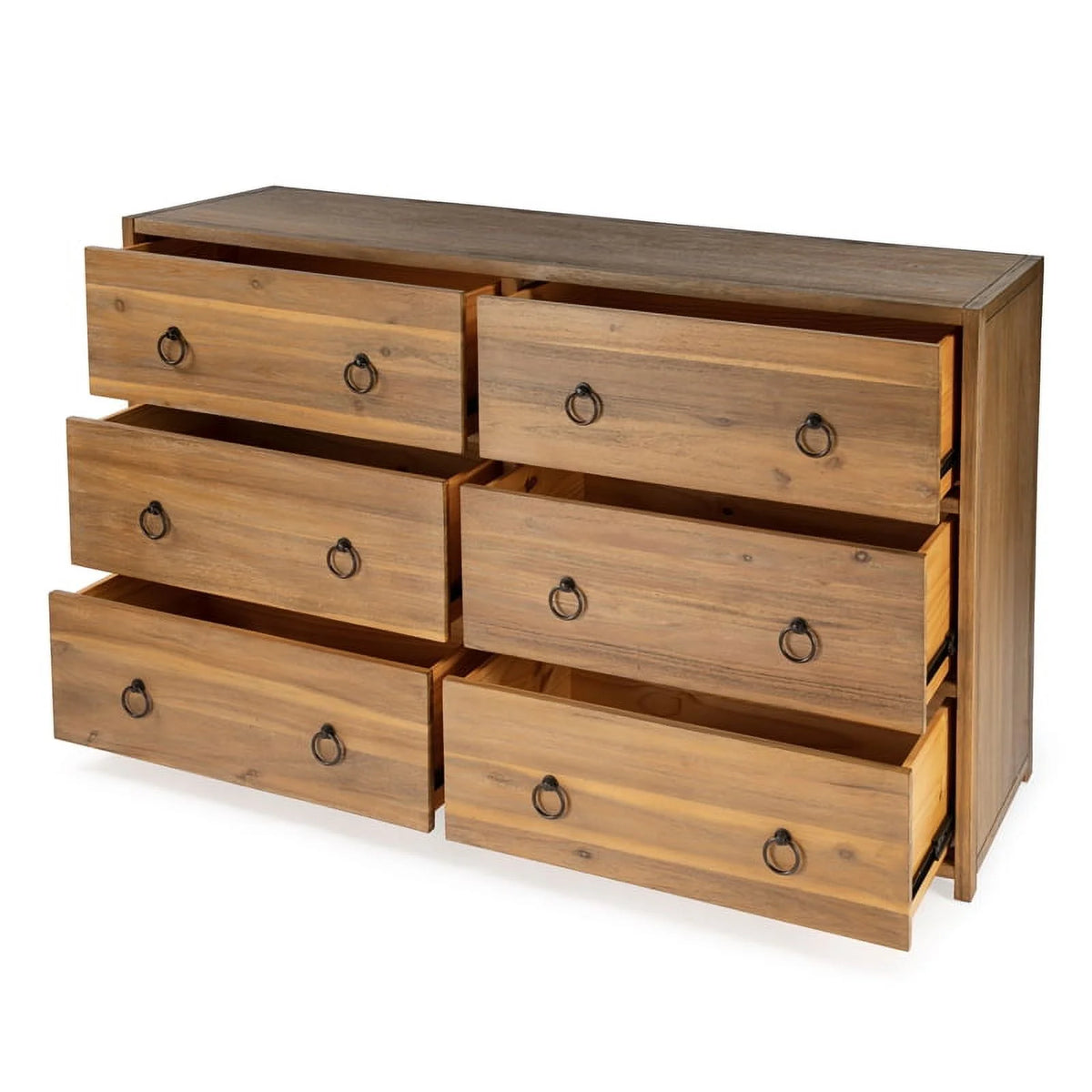 6-Drawer Engineered Wood Double Dresser H4836