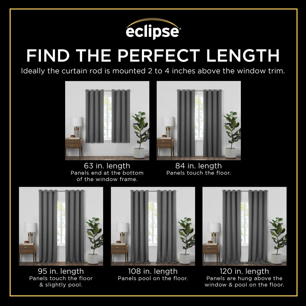 Marine 100% Blackout Lined Curtains 63x50 C76811
