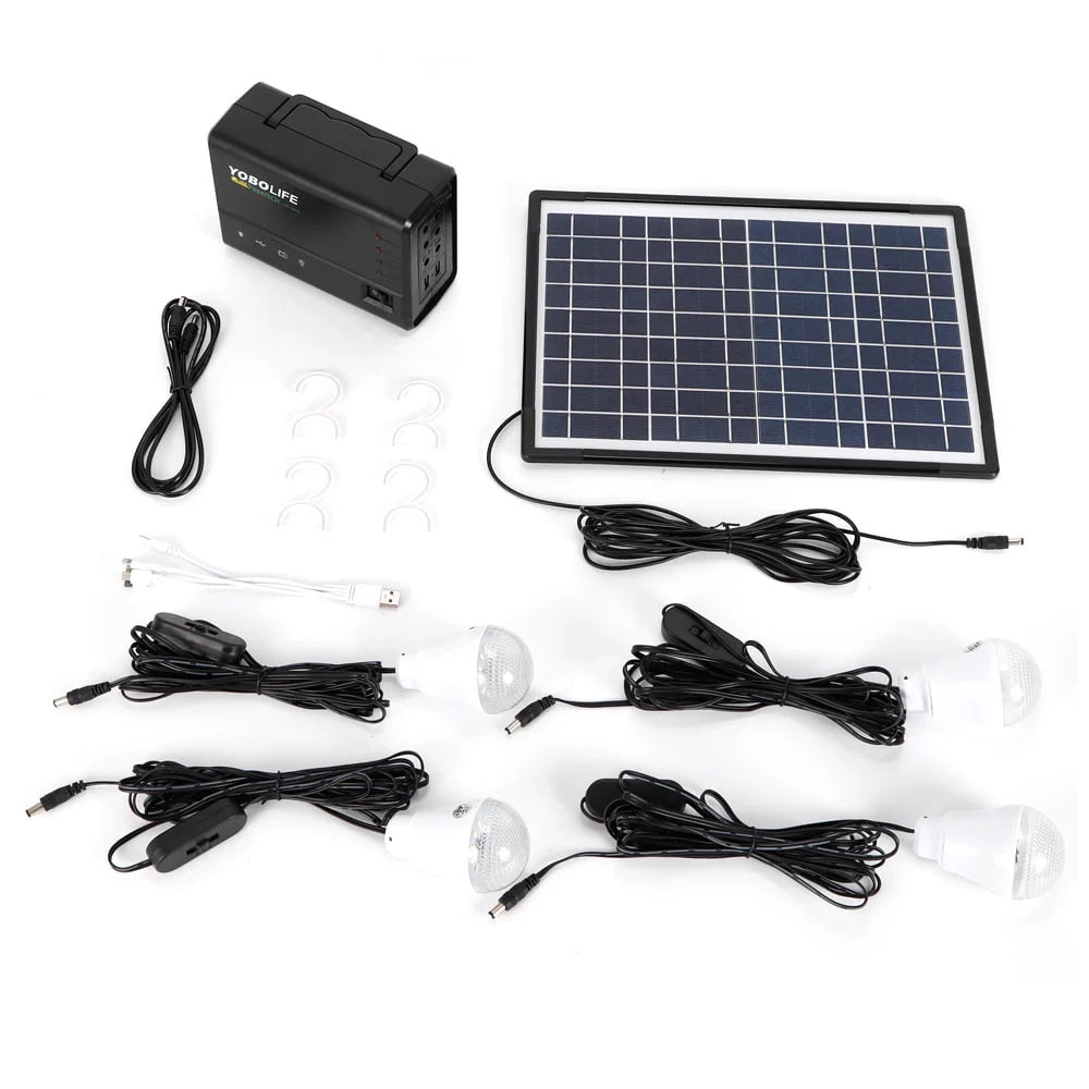 Portable Solar Generator with Solar Panel E718