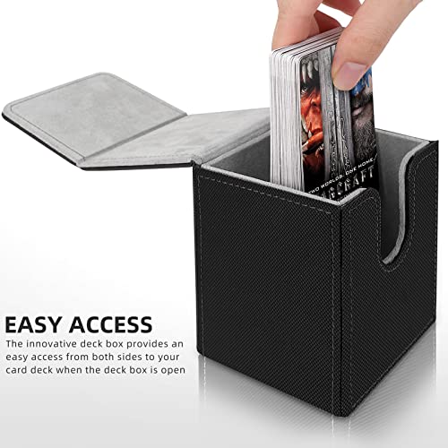 Card Deck Case with 10 Dividers and 3 Foam Stoppers S976