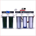 Aquarium Reef Reverse Osmosis Deionization Water Filter System with TDS Meter, Pressure Gauge and Electrical High Flow Booster Pump L1979
