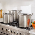 6 Piece Stainless Steel Stockpot Set K41389
