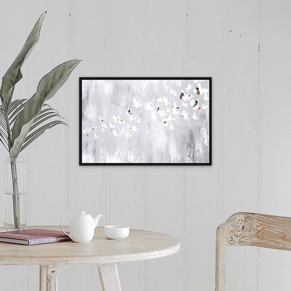 Black Float Frame Canvas Art M356235