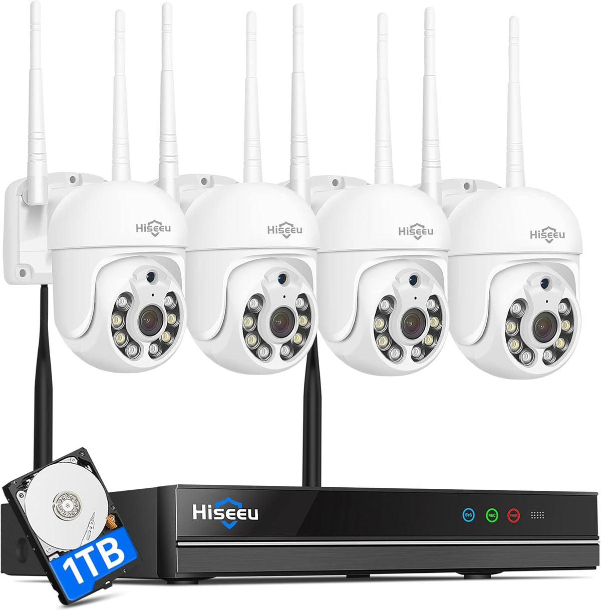 3MP Outdoor Wireless Security Camera with Floodlights Z218